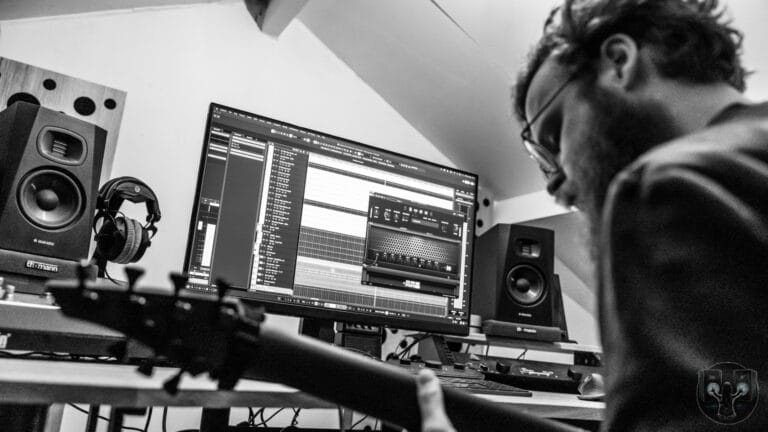 Foto van Jochem Kok in zijn studio